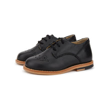 Load image into Gallery viewer, Bobby Brogue Shoe - Black - LAST PAIR - Size 22 ONLY