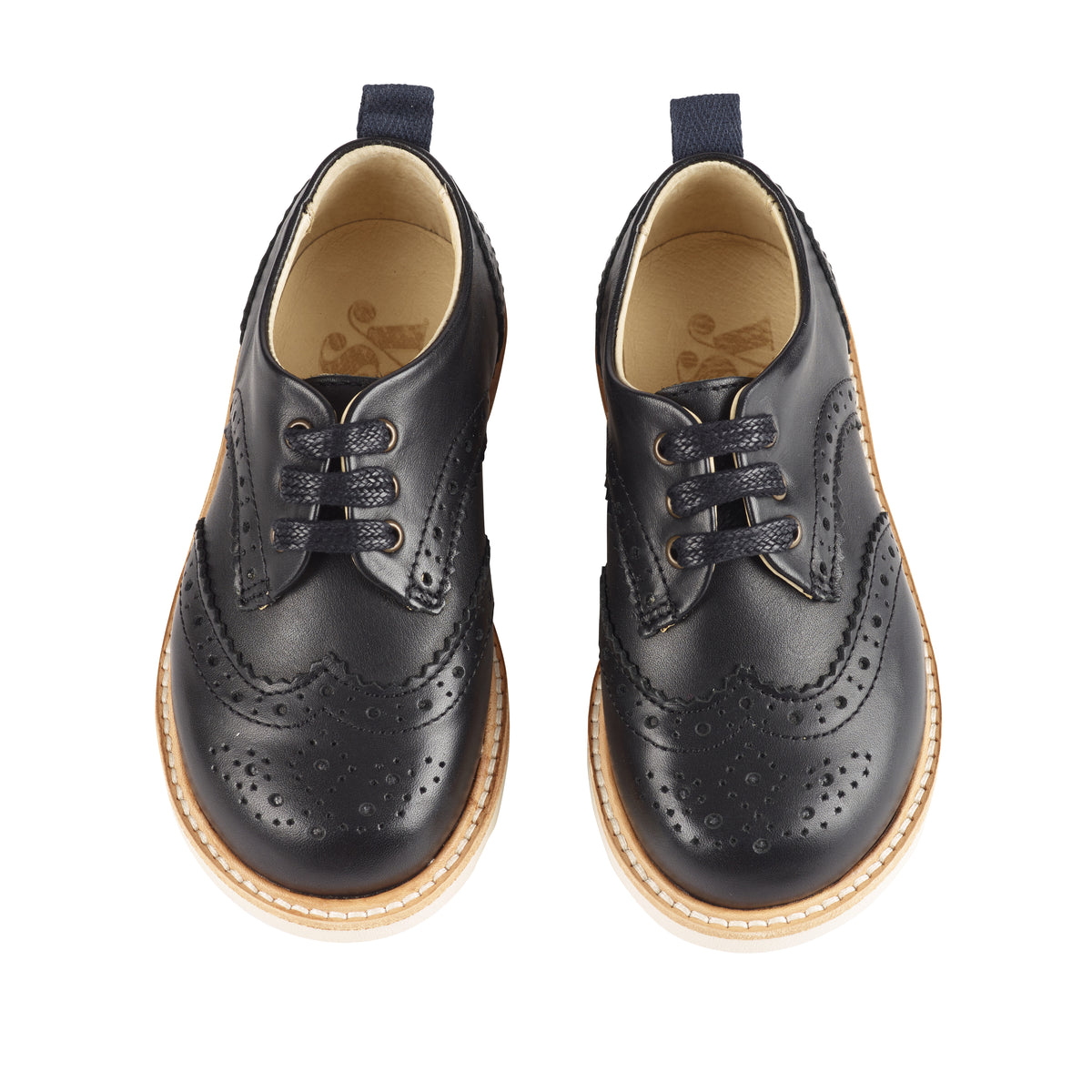 Brando Brogue Shoe - Black - LAST PAIRS - Sizes 24, 25, 26, 27 ONLY ...
