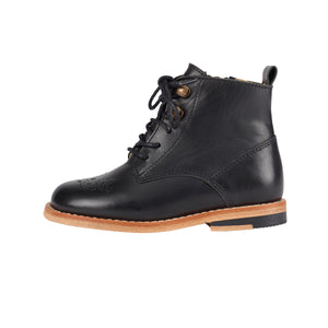 Buster Brogue Boot - Black - LAST PAIR - Size 23 ONLY