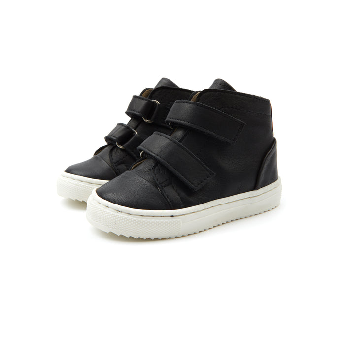 Howard Velcro Sneaker Boot - Black - LAST PAIR - Size 22