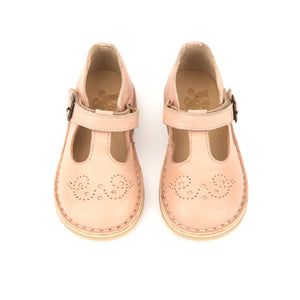 Penny T-Bar Shoe - Nude Pink