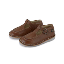 Load image into Gallery viewer, Parker Velcro T-Bar Shoe - Burnished Tan
