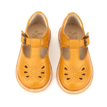 Load image into Gallery viewer, Rosie T-Bar Shoe - Mustard - SIZES 20, 21, 22 ONLY