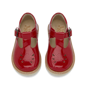 Rosie T-Bar Shoe - London Red - LAST PAIRS - Sizes 22 & 34 ONLY