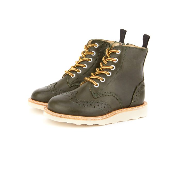 Sidney Brogue Boot - Hunter Green - LAST PAIR - Sizes 33 Only